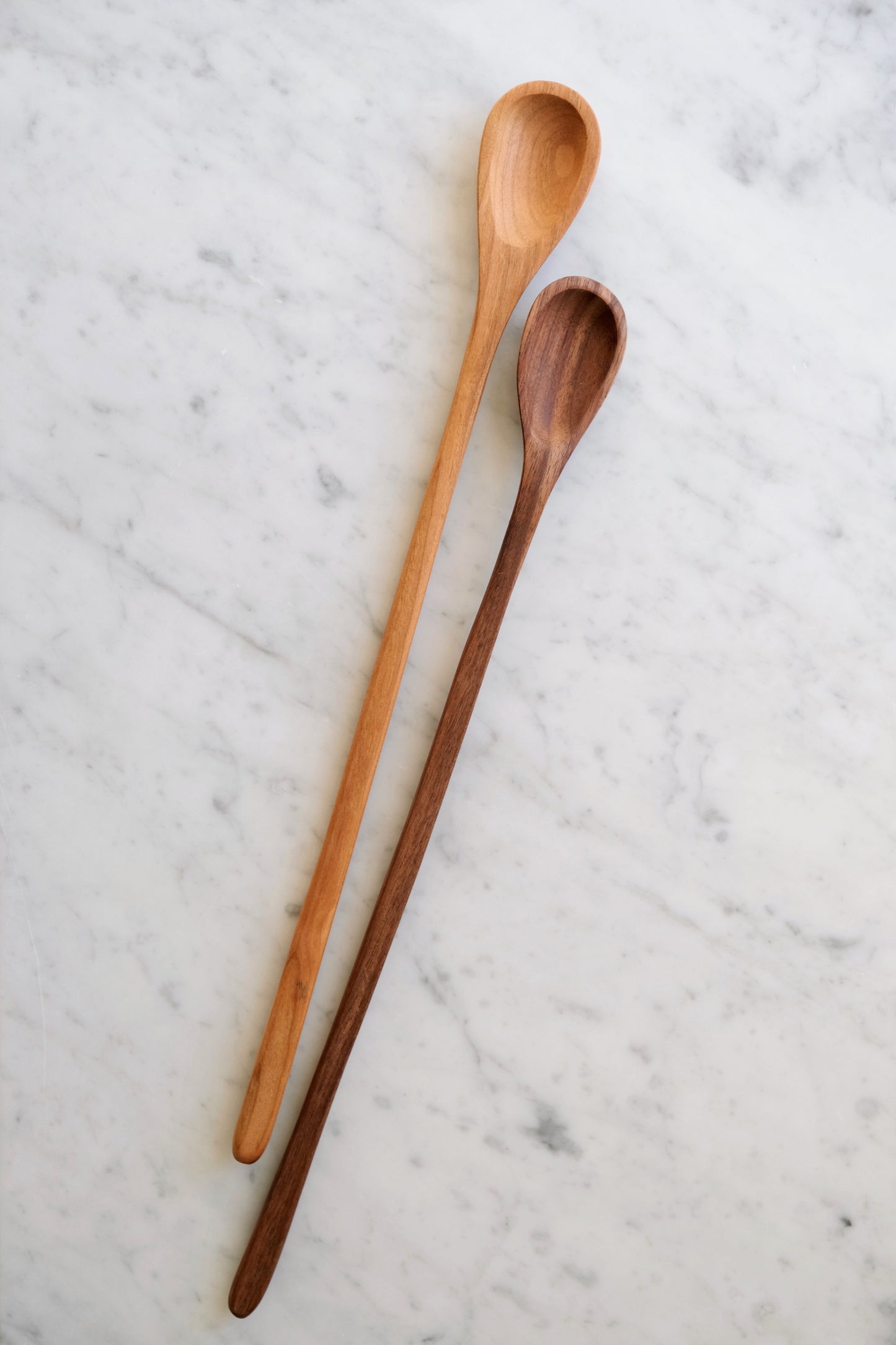Long Handled Wooden Cocktail Spoon
