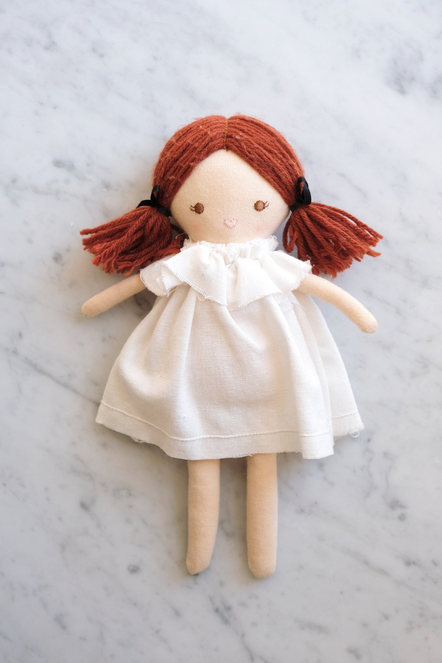 Asleep/Awake Cloth Doll - French Cream