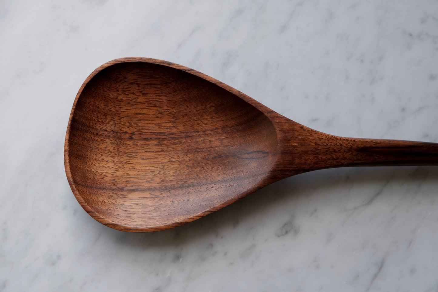 Hand-Carved Wooden Pan Spoon