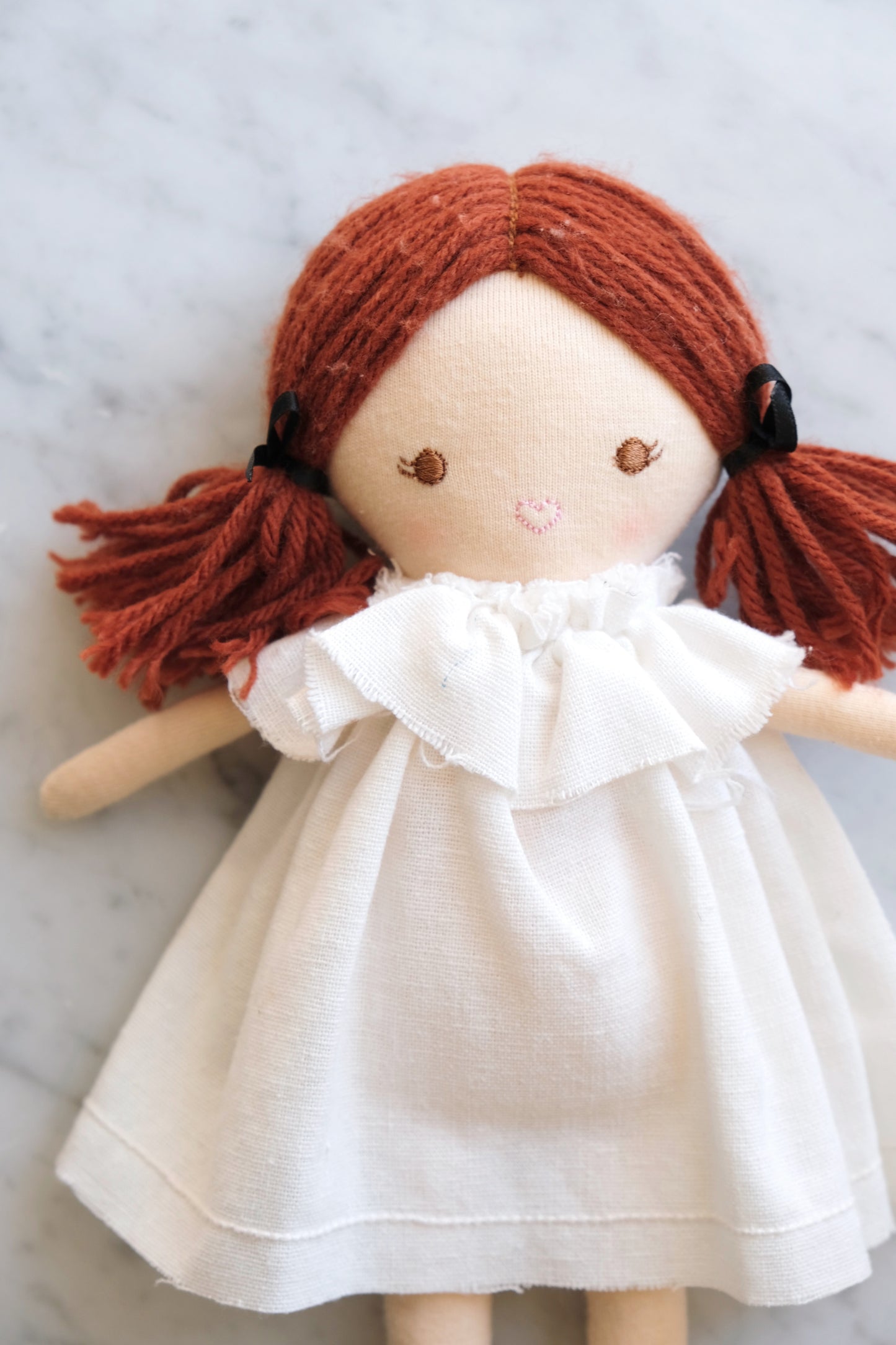 Asleep/Awake Cloth Doll - French Cream
