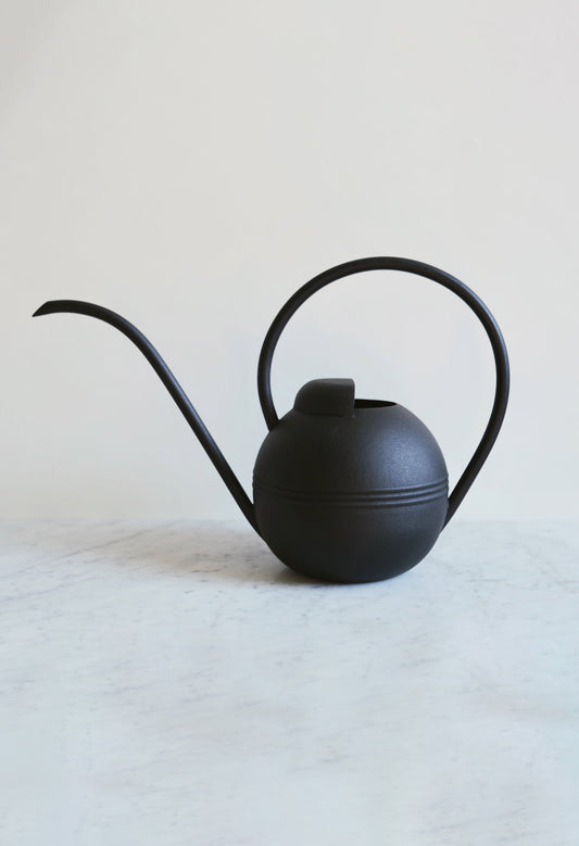 Black Iron Watering Can