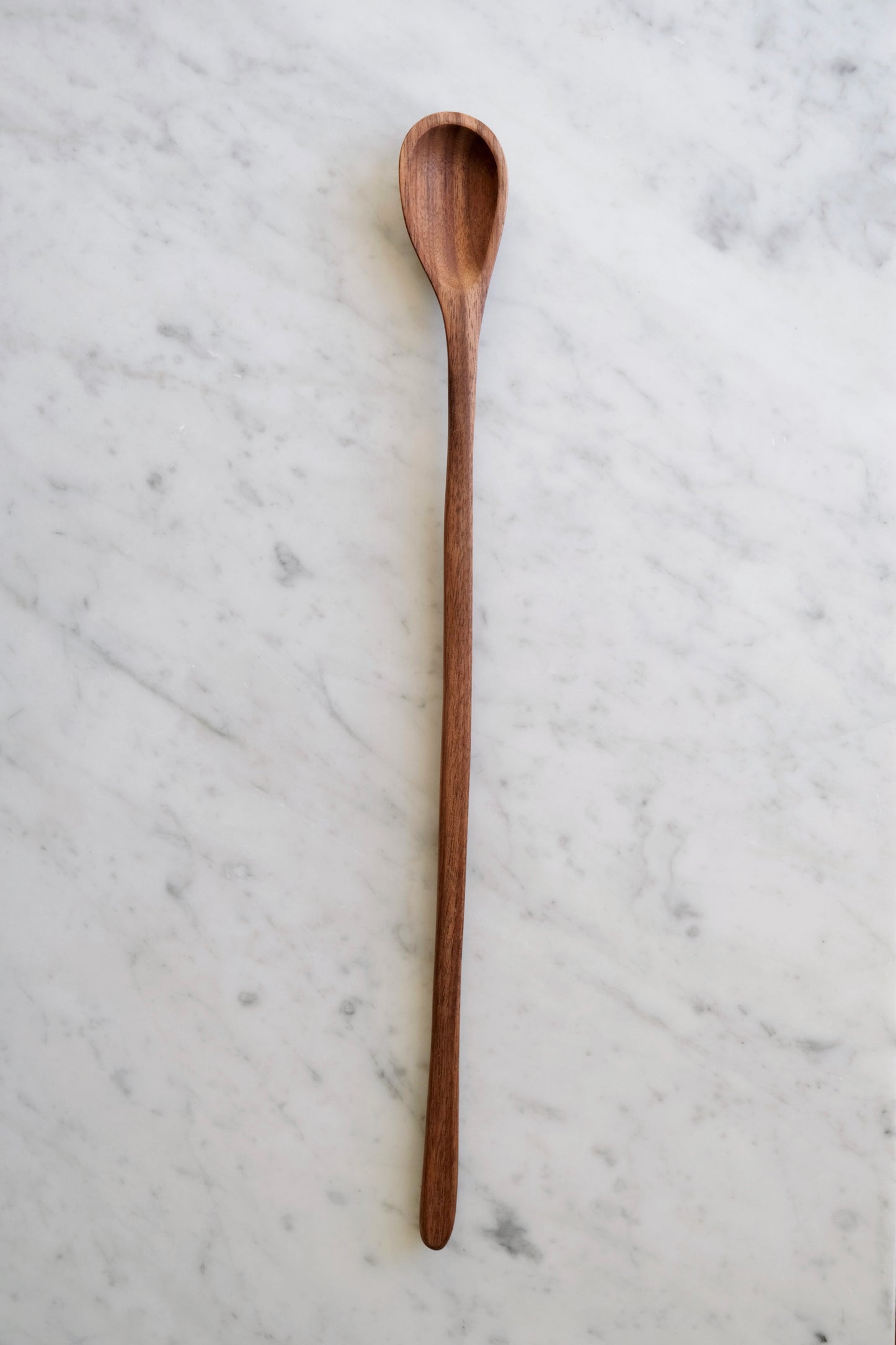 Long Handled Wooden Cocktail Spoon
