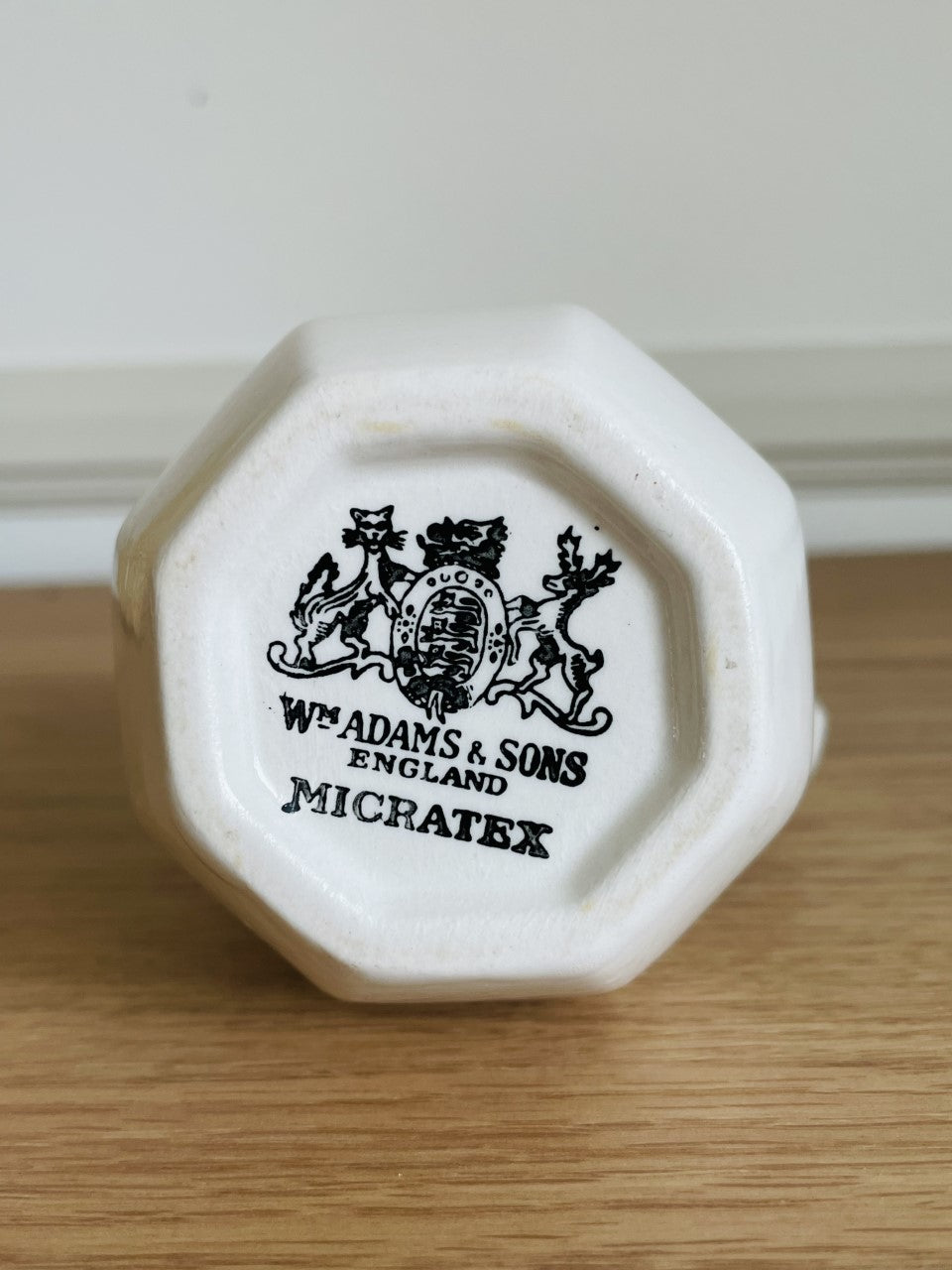 Vintage WM Adams & Sons Ironstone Creamer