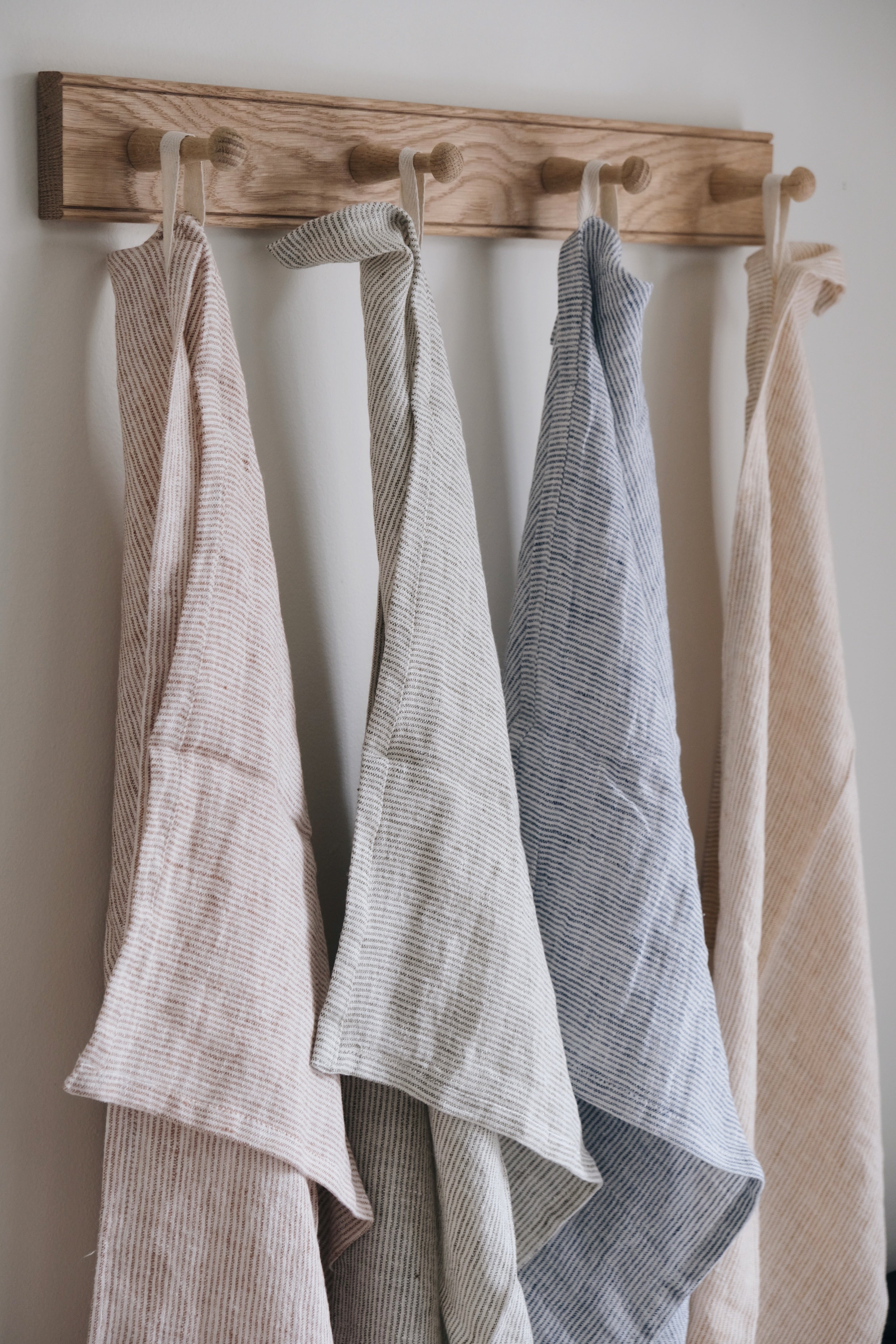 Rustic Kitchen towels, Set of four Linen Towels - Linenbee