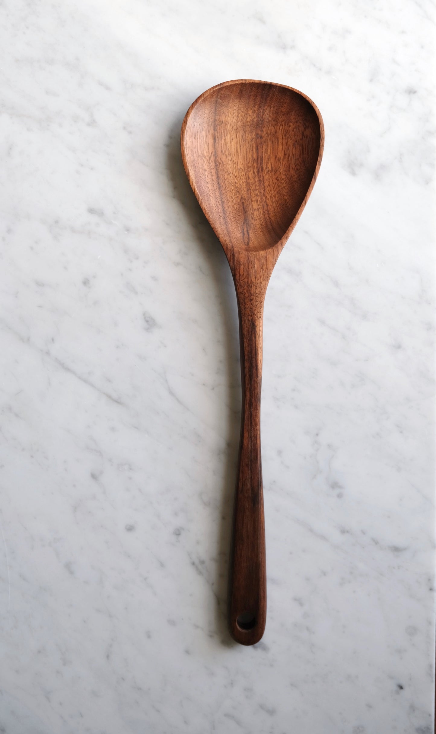 Hand-Carved Wooden Pan Spoon