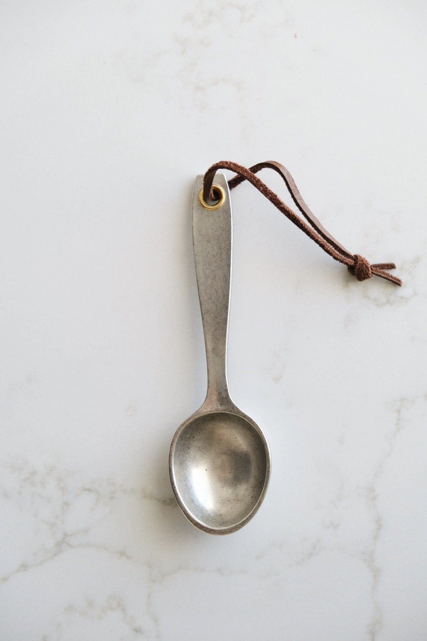 pewter coffee scoop