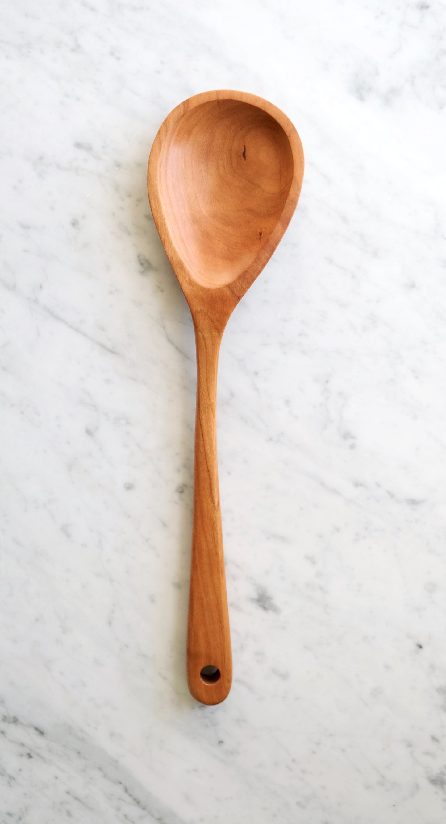 Hand-Carved Wooden Pan Spoon