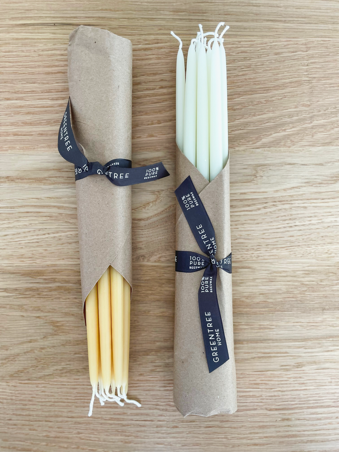 Thin Beeswax Tapers
