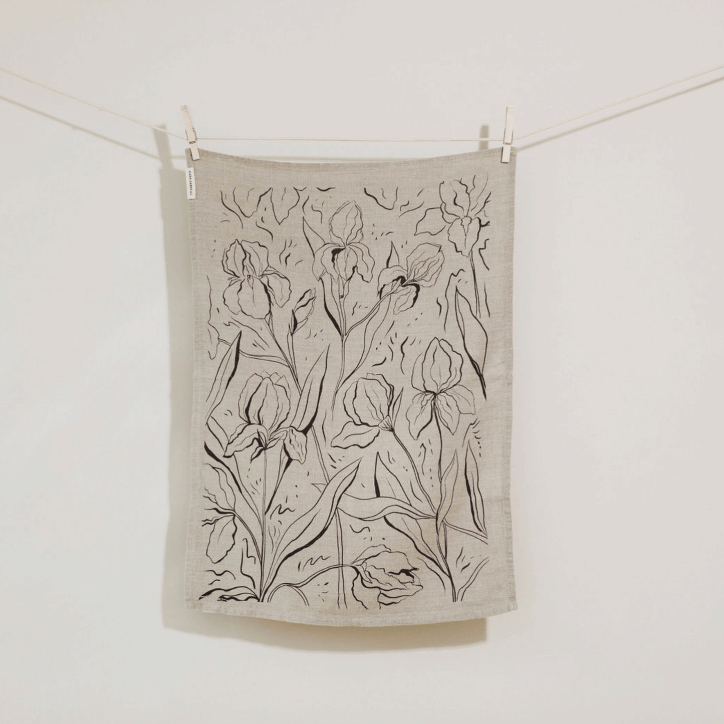 Iris Linen Tea Towel