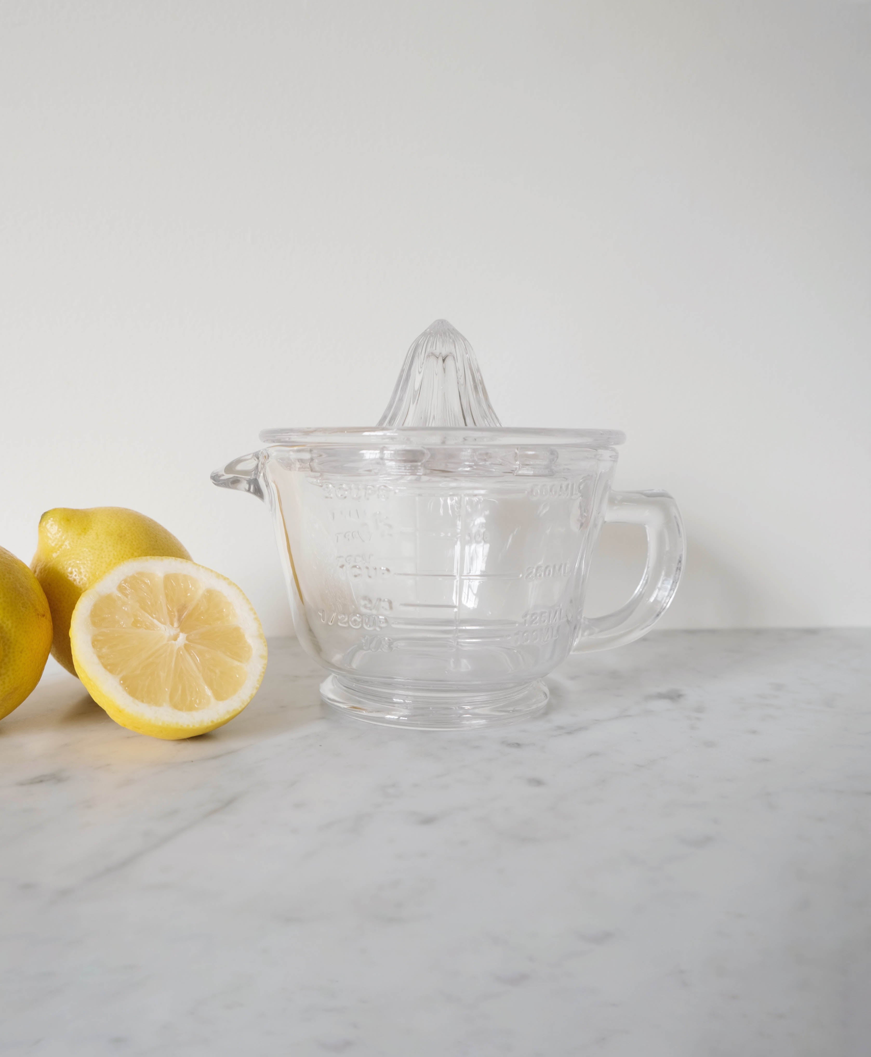 Glass citrus clearance juicer