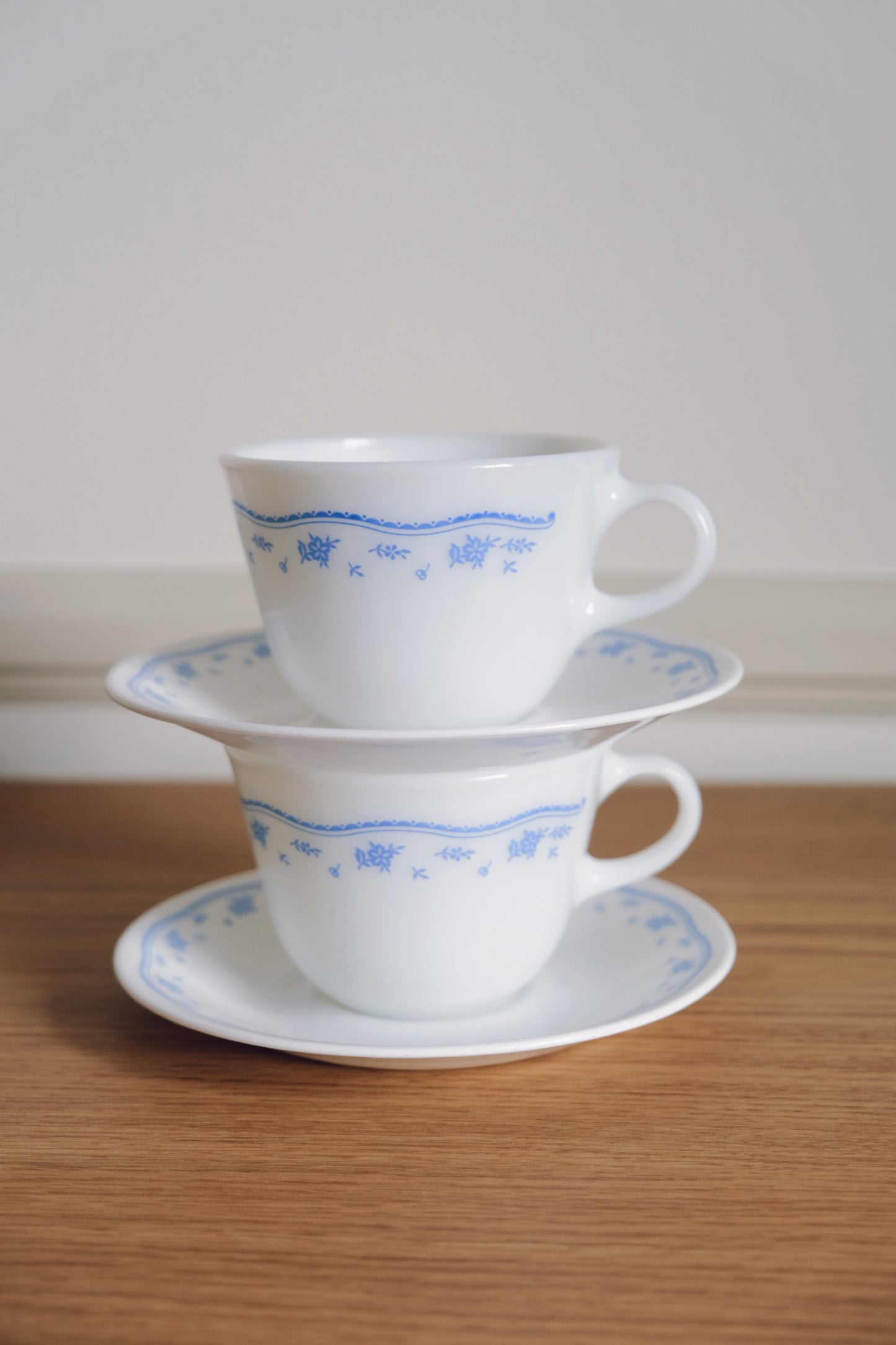 Vintage Coffee Cup and Saucer, Set of 2