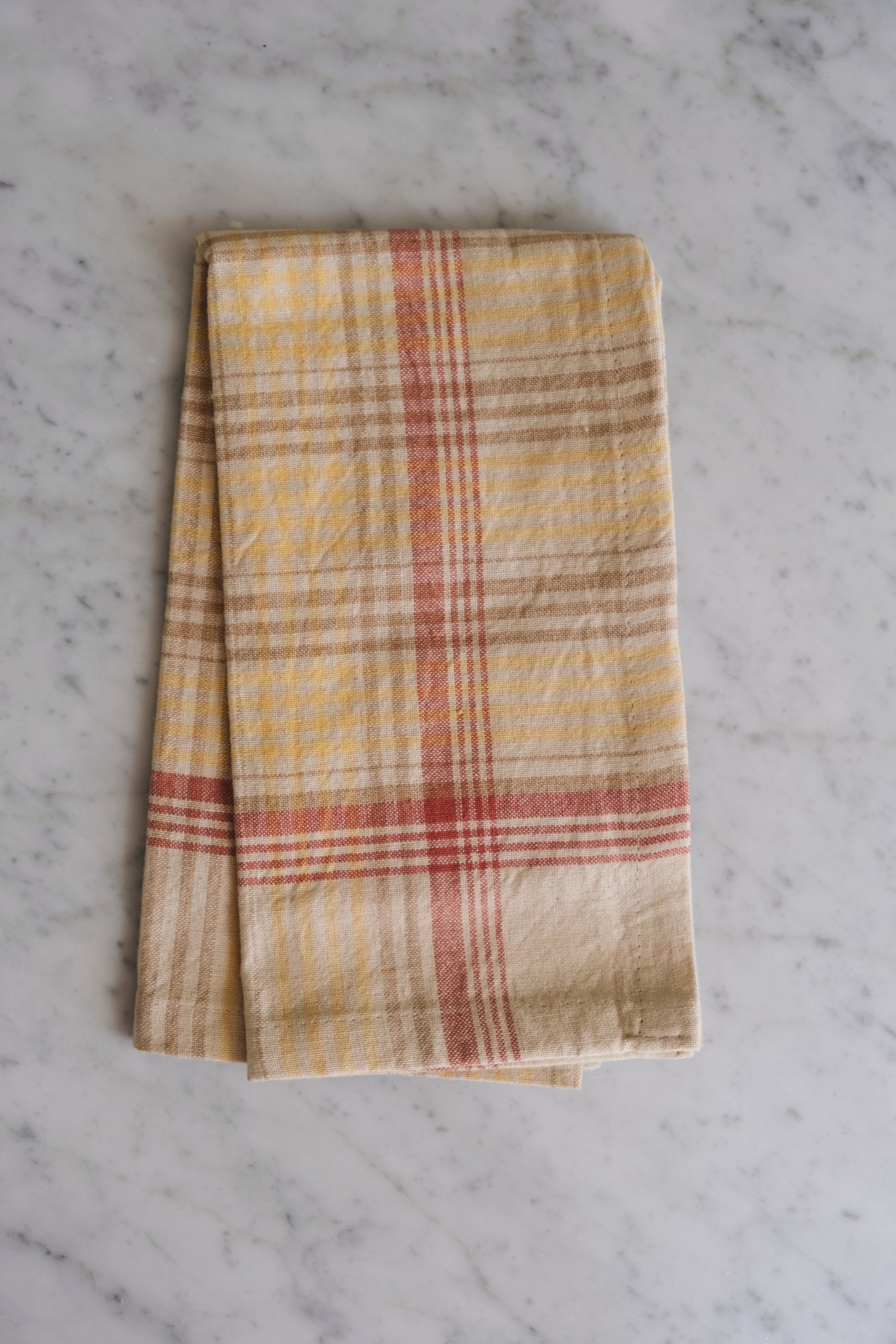 iToolai Red & White Checkered Kitchen Tea Towels, 100% Woven Cotton  Washable Dish Cloth(Set of 4,Medium)