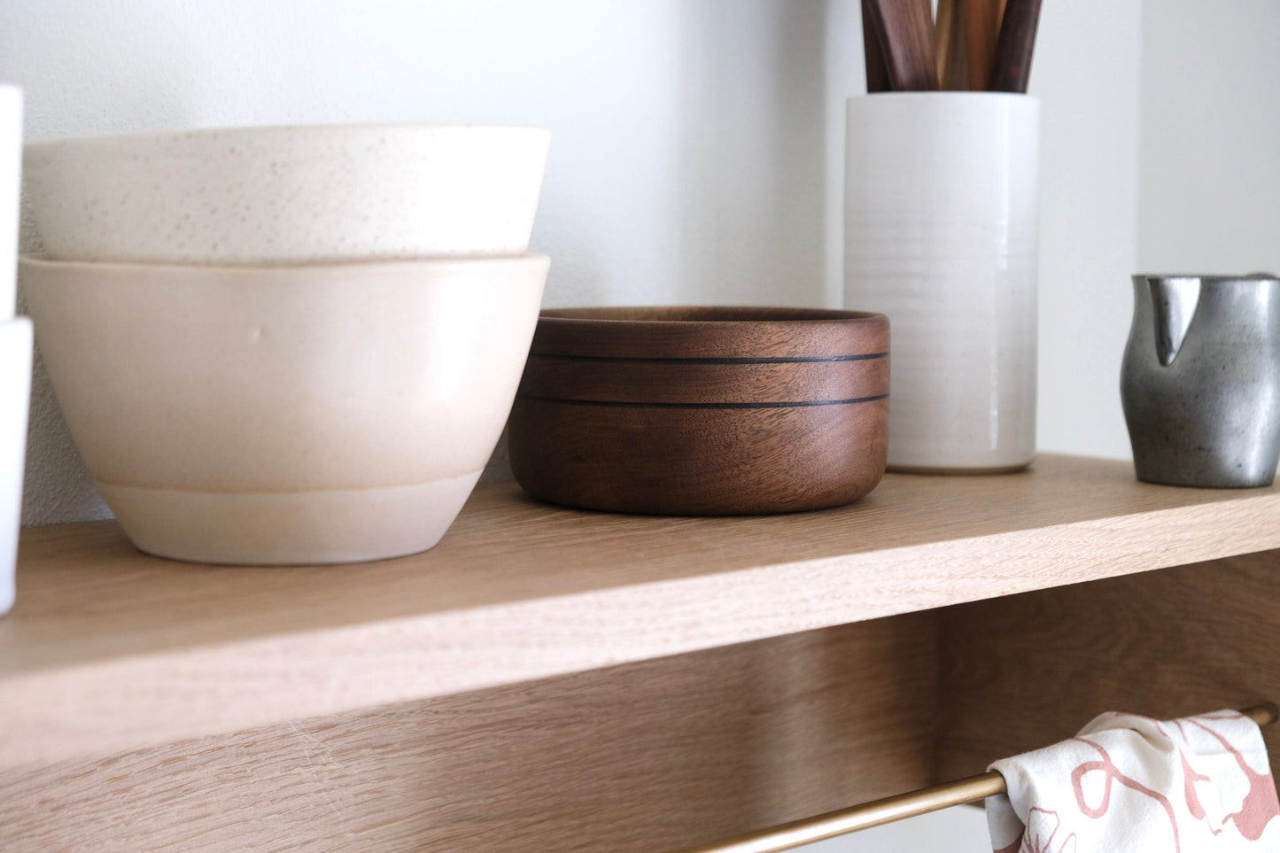 Vintage Small Walnut Bowl