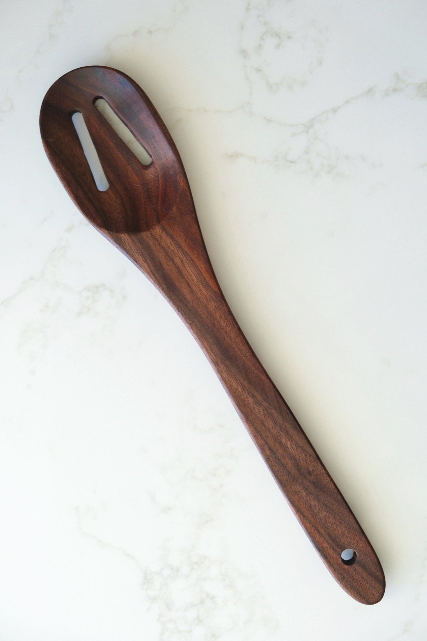 Classic French Cooking Spoon: Slotted